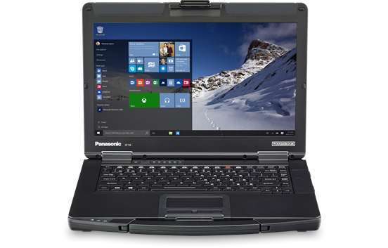 Toughbook CF-54 Windows 10 Screen Image